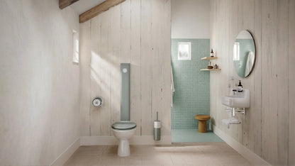 WC moderne Le Tube Griffon à poser - Réservoir déportable fabriqué en France