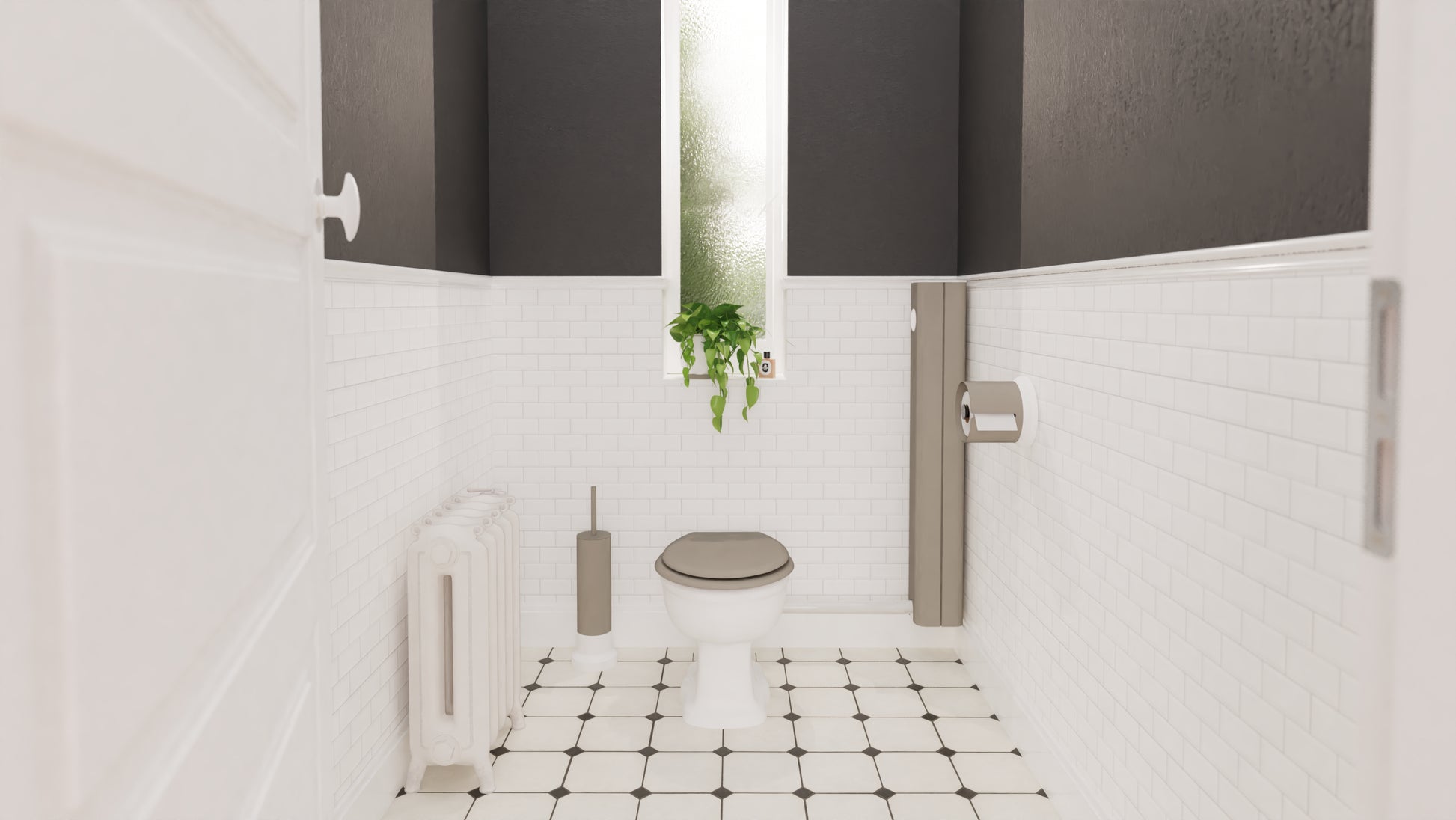 WC design Le Tube Griffon - réservoir déportable fabriqué en France