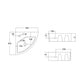 Lave-mains d'angle