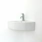 Lave-mains d'angle