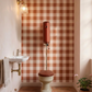 Toilette vintage avec WC rétro terracotta L'Original Griffon