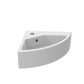 Lave-mains d'angle