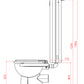 Le Tube WC completo da appoggio