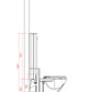 Le Tube WC completo sospeso